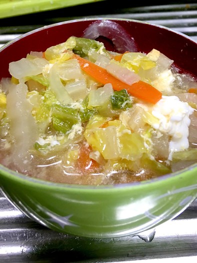 【ダイエット】簡単野菜たっぷり中華スープの写真