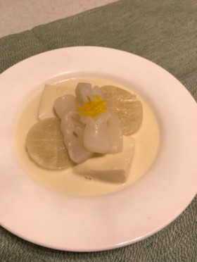大根と豆腐のクリームおでん