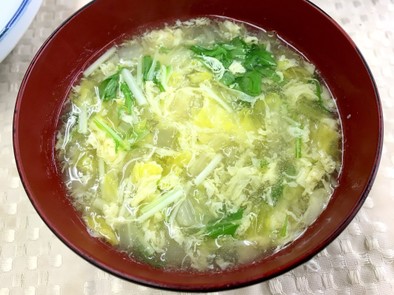 白菜のとろとろスープ〈やよい会〉の写真