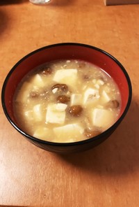 なめこと豆腐と大根おろしの味噌汁