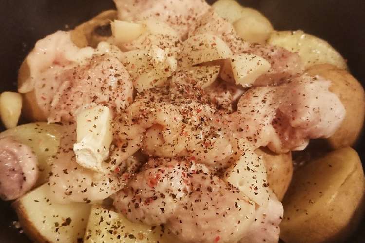 鶏肉とジャガイモのロースト ダッチ レシピ 作り方 By ククtomo クックパッド 簡単おいしいみんなのレシピが350万品