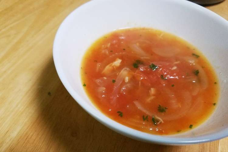 簡単 トマトピューレのスープ レシピ 作り方 By たび こまめ クックパッド