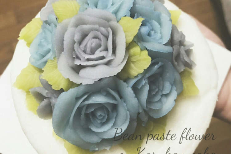 鹿児島の郷土菓子軽羹のフラワーアレンジ レシピ 作り方 By Mklovesuk クックパッド