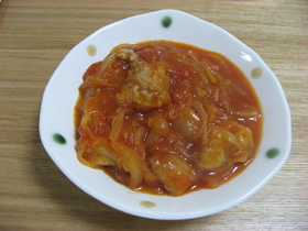 簡単!!チキンのトマト煮込み