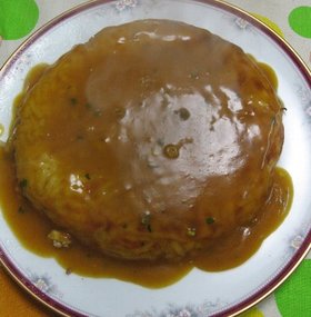 あんかけお好み焼き~カレー風味~