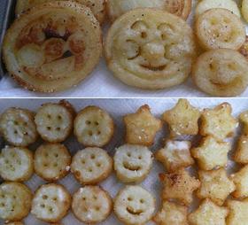 型抜ハッシュポテト☆アンパンマンポテト風