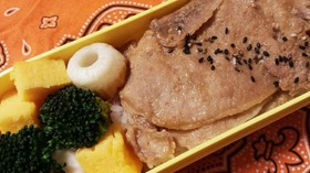 豚ロース薄切りで、やわらか豚丼弁当