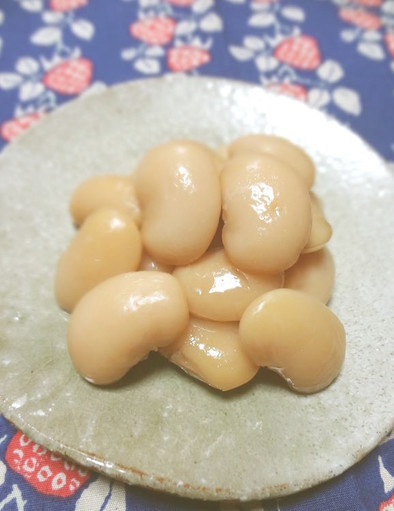 白花豆の甘さひかえめ煮の写真