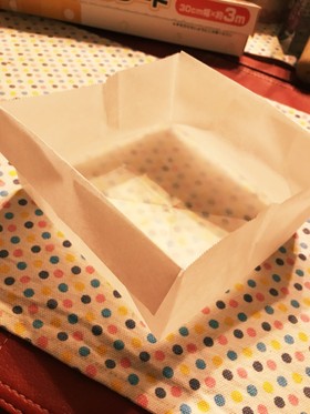 簡単★焼型の折り方★クッキングシートで