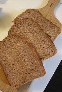 ☆HBでゆで小豆食パン☆シンプルレシピ