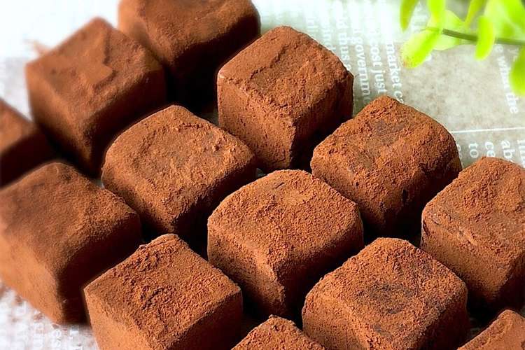 バレンタインに 石畳 生チョコ レシピ 作り方 By りん クックパッド 簡単おいしいみんなのレシピが355万品