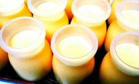 レンジで簡単☆プリン♥生クリーム消費に☆