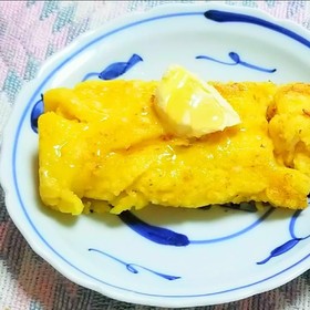 パン粉でフレンチトースト