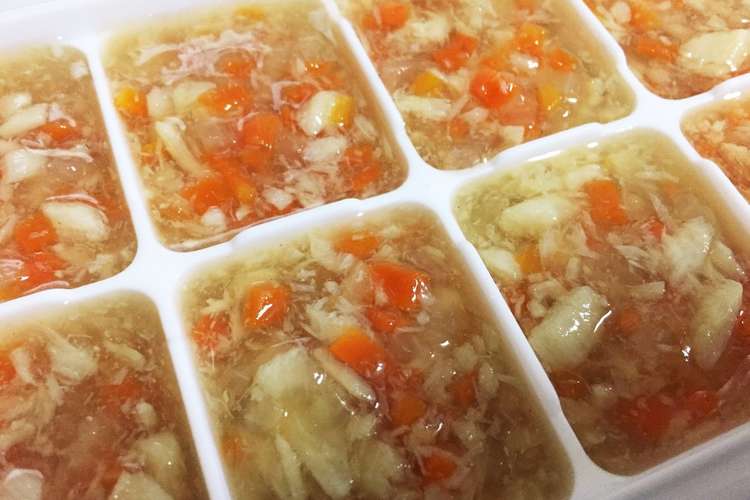 8ヶ月離乳食 鱈と野菜あん 冷凍保存 レシピ 作り方 By Mamacoh クックパッド 簡単おいしいみんなのレシピが355万品