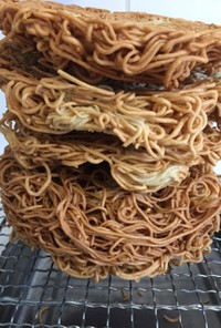 ノンフライヤー エアフライ 自家製揚げ麺