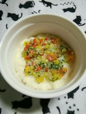 離乳食(中期)パプリカのパングラタン