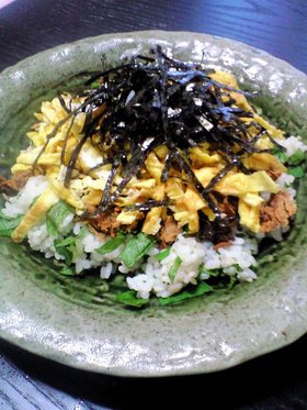 はごろも煮で5分ちらしずし
