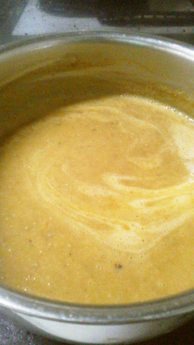 レンズ豆とミントのスープの写真
