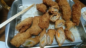 豚ロース薄切り 串かつ風味 玉葱巻フライ