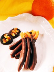 おうちで作れる♡夏みかんチョコの写真