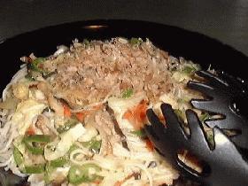テキトー素麺チャンプルー