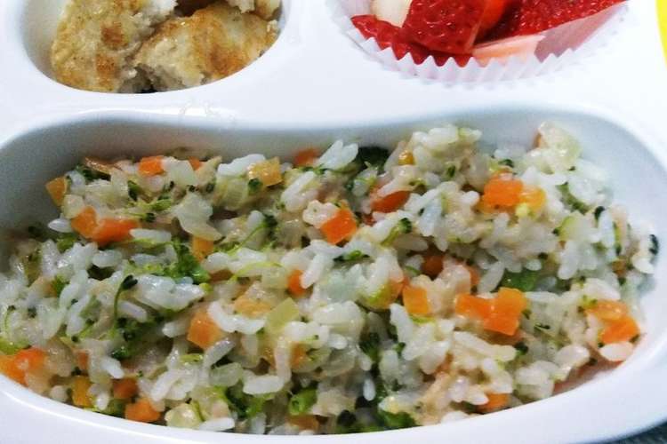 離乳食完了期 野菜だしdeチーズリゾット レシピ 作り方 By ガリ トトロ クックパッド 簡単おいしいみんなのレシピが359万品
