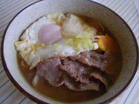 スタミナカレーうどん!