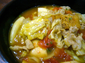 ヘルシー☆スパイシー☆トマトカレーうどん