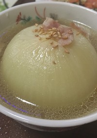 玉ねぎ丸ごとコンソメスープ//簡単よ~ん