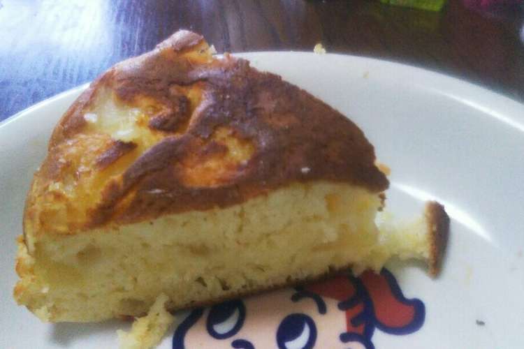 りんごのホットケーキ 厚焼きver レシピ 作り方 By Miyu29 クックパッド