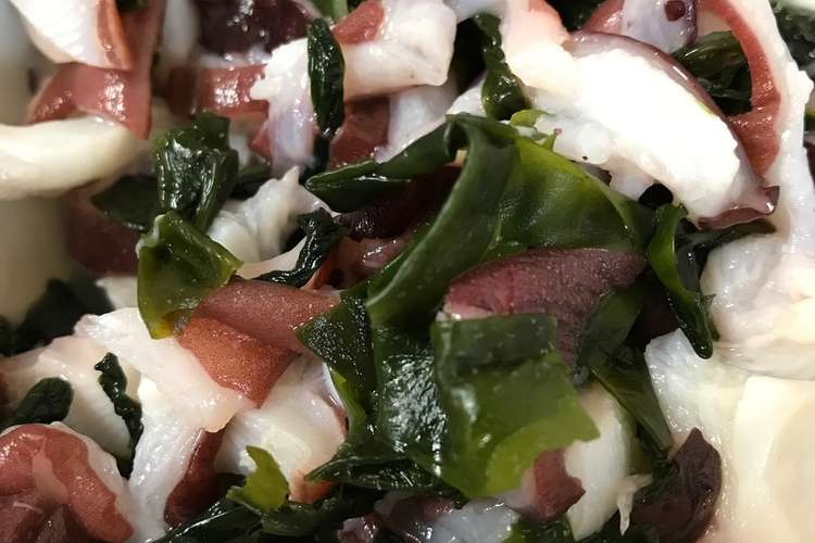 水ダコとワカメの酢の物 簡単 余り物 レシピ 作り方 By Kyophiphi クックパッド 簡単おいしいみんなのレシピが353万品