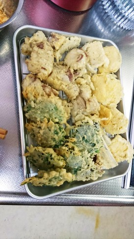 カリカリサクサク納豆大葉のり天ぷら