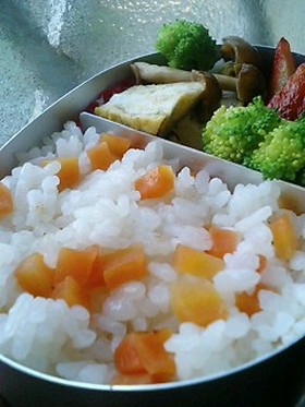 にんじんグラッセまぜまぜご飯♥