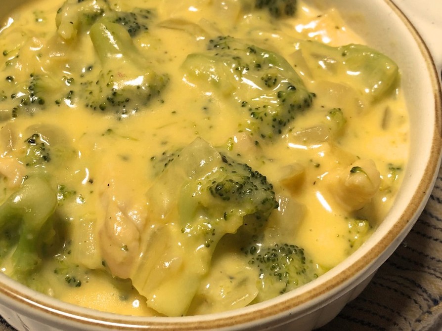 アメリカの味☆ブロッコリーチーズスープの画像
