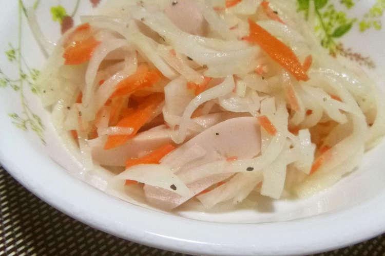 大根と魚肉ソーセージのマリネ風サラダ レシピ 作り方 By Chikappe クックパッド 簡単おいしいみんなのレシピが356万品