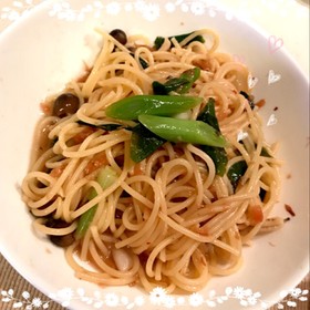 簡単☆和風梅肉パスタ♡