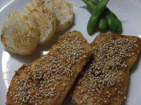 めかじきのごま照り焼き