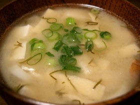 めかぶのお味噌汁