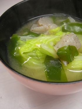 白菜のお味噌汁