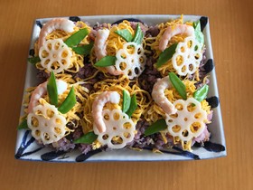 手抜き*豪華なちらし寿司*黒豆入り