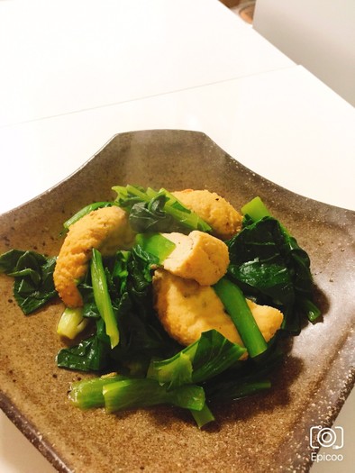 小松菜とがんもどきの煮物♬の写真