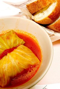 ロールキャベツ〜トマトスープ仕立て〜