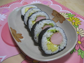 朝食✿お弁当にもOK♡簡単海苔巻き