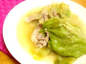 5分煮るだけ!レタスの重ね煮