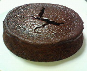 うちのチョコレートケーキの画像