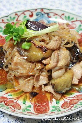 豚肉となすのコチュジャン炒め