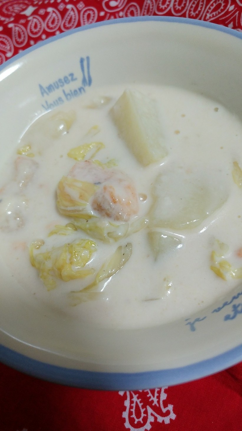 ほっこり☆鮭のクリームスープ☆の画像