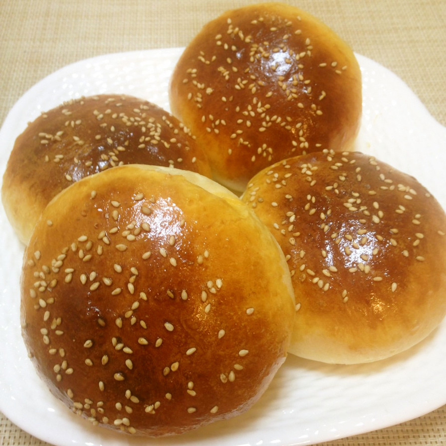 簡単パン作り☆ハンバーガーバンズの画像