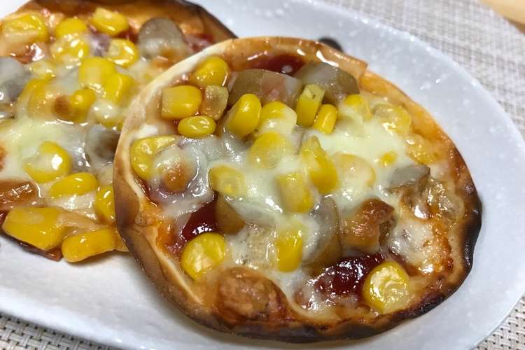 餃子の皮ピザ ウインナーコーン レシピ 作り方 By あこt クックパッド 簡単おいしいみんなのレシピが350万品