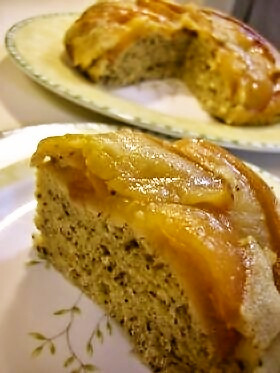 ノンオイル☆炊飯器で紅茶アップルケーキ